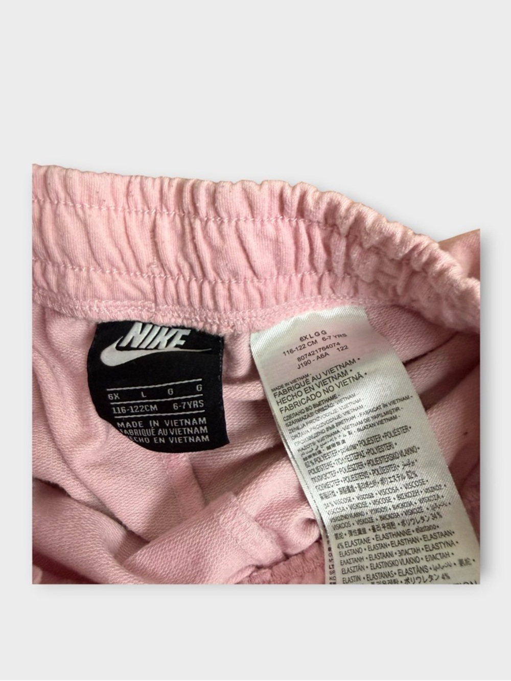 Nike Wildflower Taped Pink Joggers - Picture 4 of 6